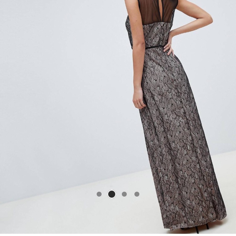 NWT • ASOS LITTLE MISTRESS Sleeveless Lace Maxi - Picture 4 of 14